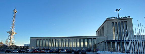 Messegelände an der Berliner Masurenallee