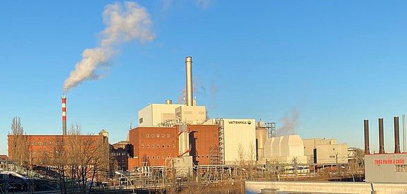 Südseite des Kraftwerks Moabit